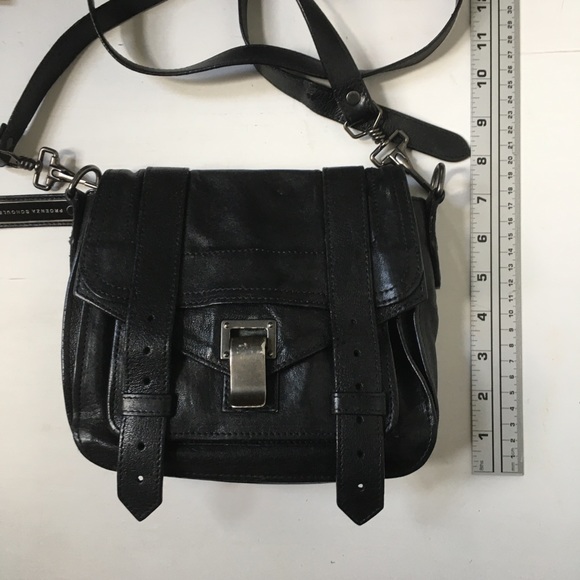 Proenza Schouler PS1 Mini Bag Black Leather - Picture 12 of 14